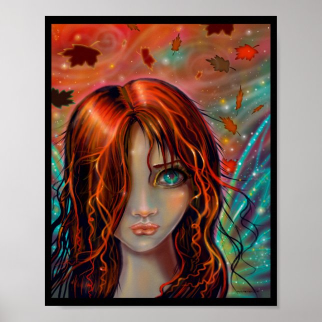 Arte de fantasía de hadas "Magia de Otoño" (Frente)