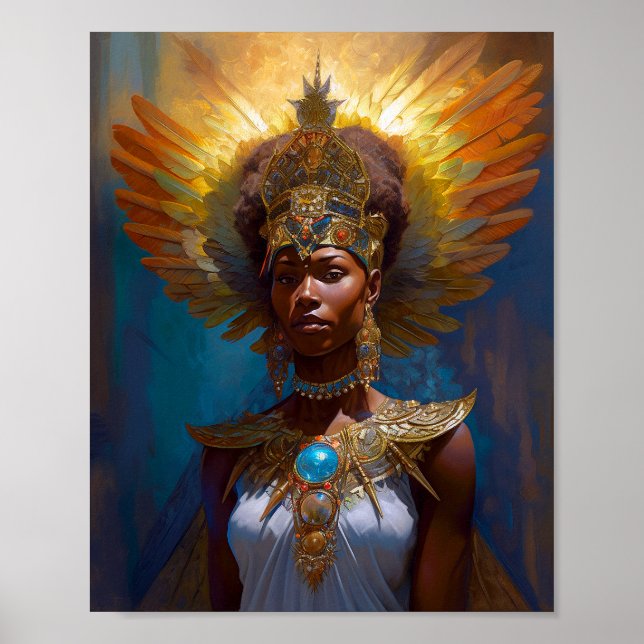 Arte de fantasía de la diosa reina (Frente)