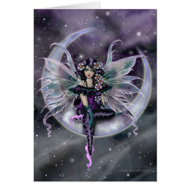 Arte de fantasía de la hada de la luna de lavanda  (Frente)