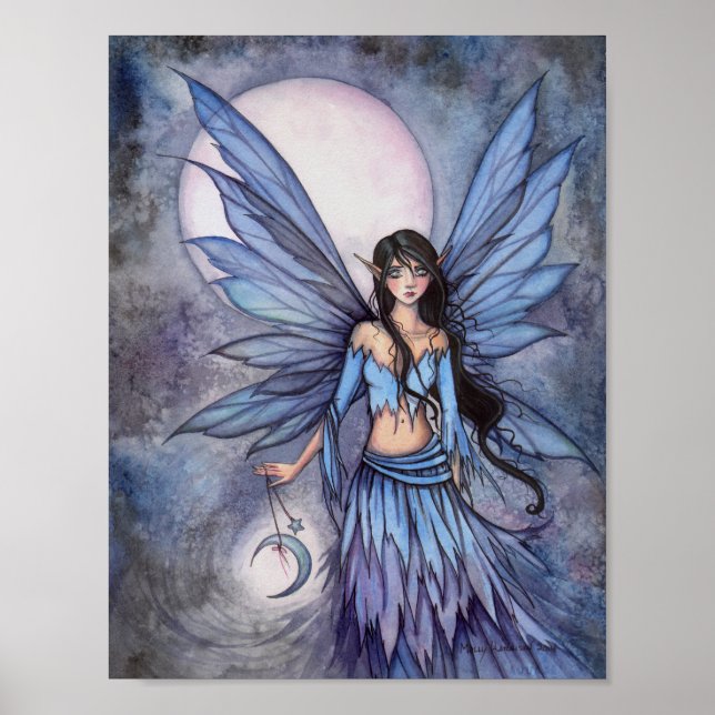 Arte de fantasía de la hada de la luna Lunetta (Frente)