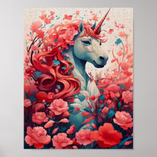 Arte de fantasía de paisajes oníricos con unicorni