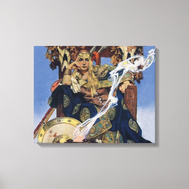 Arte de fantasía de princesa guerrera reina maeve (Anverso)