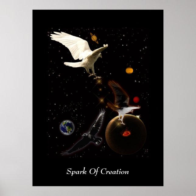 Arte de fantasía de raven blanco (Frente)