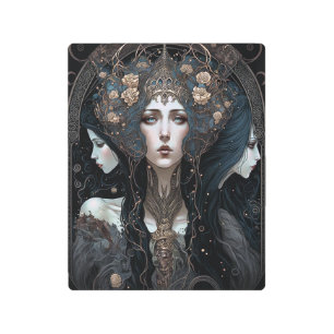 Arte de fantasía de reina oscura