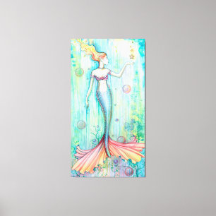 Arte de fantasía de sirena de Burbujas por Molly H