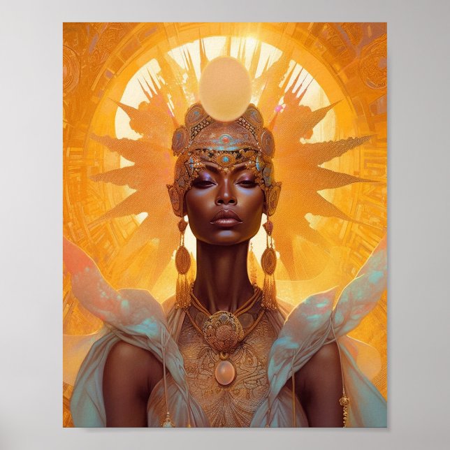 Arte de fantasía de Sun Goddess (Frente)