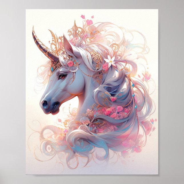 Arte de fantasía de Unicorn (Frente)