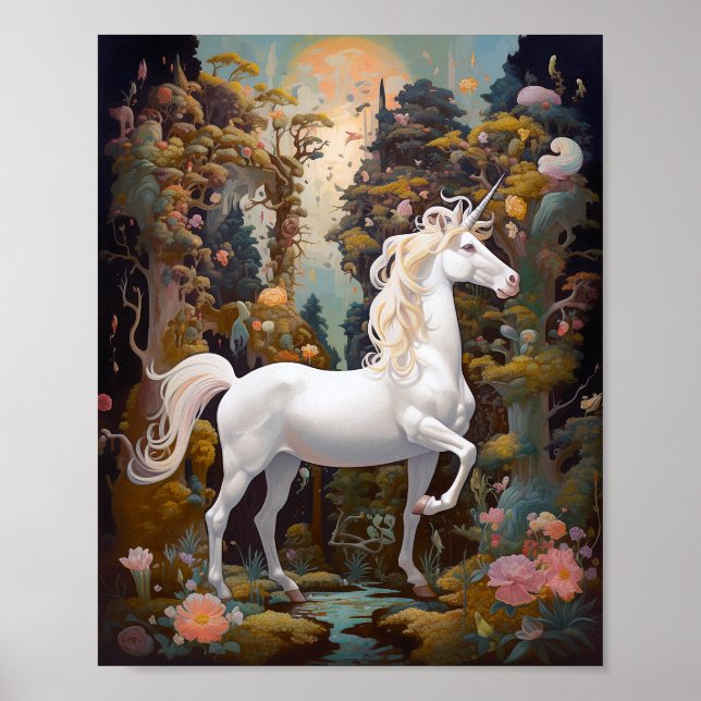 Arte de fantasía de Unicorn (Frente)