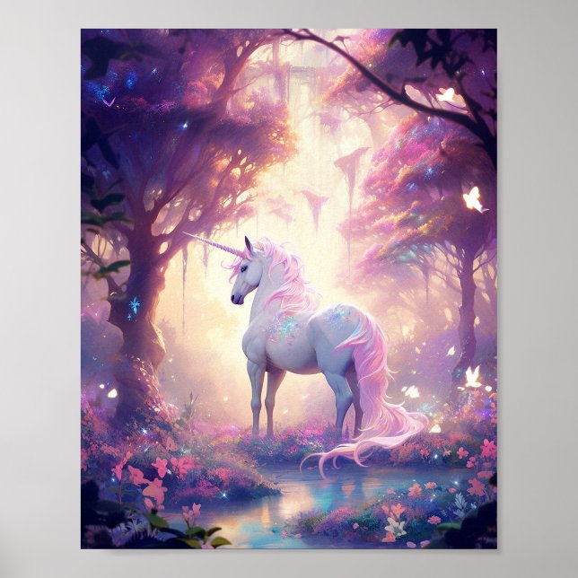 Arte de fantasía de Unicorn (Frente)