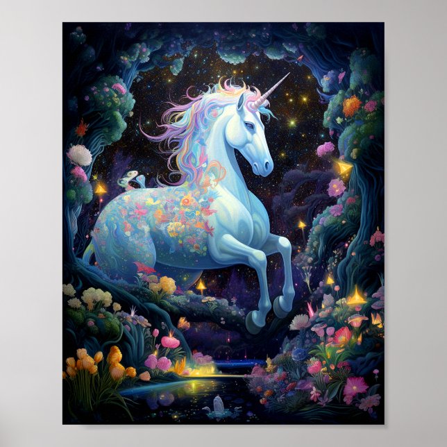 Arte de fantasía de Unicorn (Frente)