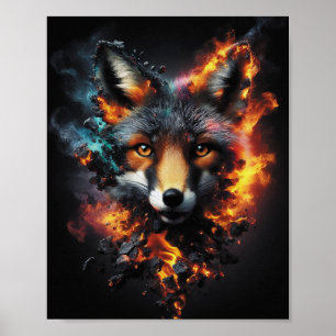 Arte de Fantasía del Espíritu de Fuego del Zorro A