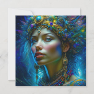 Arte de fantasía etérea Princesa guerrera Hermosa 