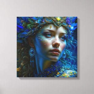 Arte de fantasía etérea Princesa Guerrera Mística