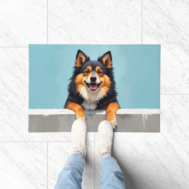 Arte de felpudo de Finnish Lapphund (Interior)