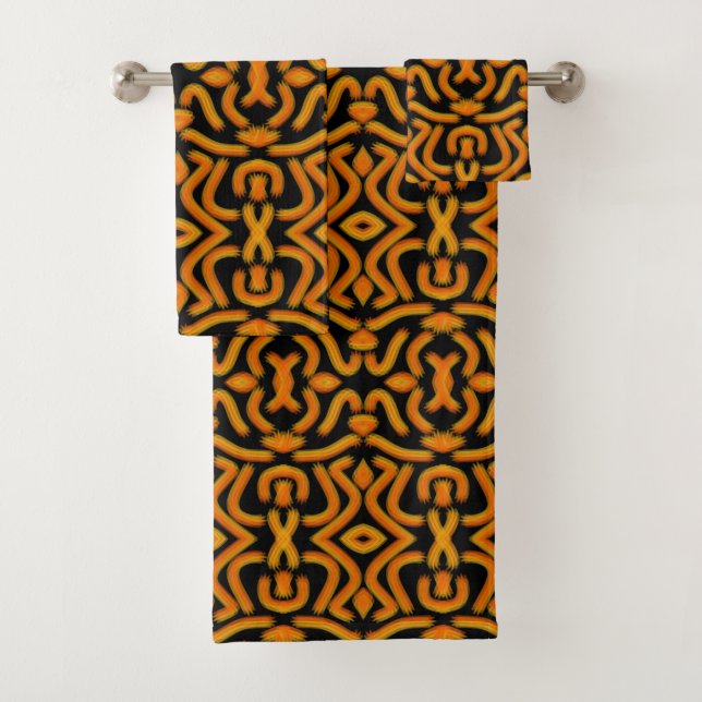 Arte de fideos con queso con patrón de imagen refl (In situ)