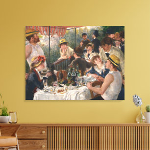 Arte de fiesta de navegación impresionista francés