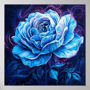 Arte de Flor de Rosa Adornos para el Hogar