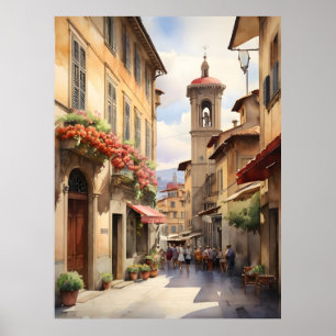 Arte de Florencia acuarela
