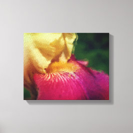Arte de flores amarillas Iris Petal
