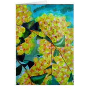 Arte de flores australiano nativo de Wellow