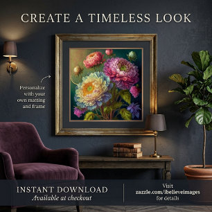 Arte de flores coloridas