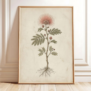 Arte de flores de Dusty Fairy Antiguo estilo de gr