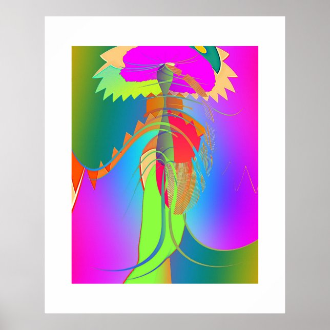 Arte de flores de jardín (Frente)