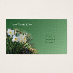 Arte de flores en los Daffodis Blancos