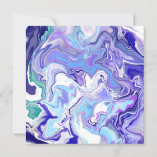 Arte de fluido de mármol azul perinoso