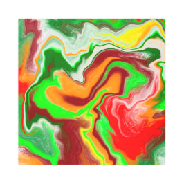 Arte de fluidos de mármol rojo, verde y borgoñoso