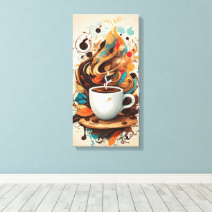 Arte de flujo de café