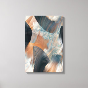 Arte de flujo de paisaje onírico fluido abstracto
