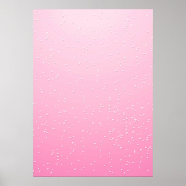 Arte de fondo de champán rosa con burbujas diminut (Frente)