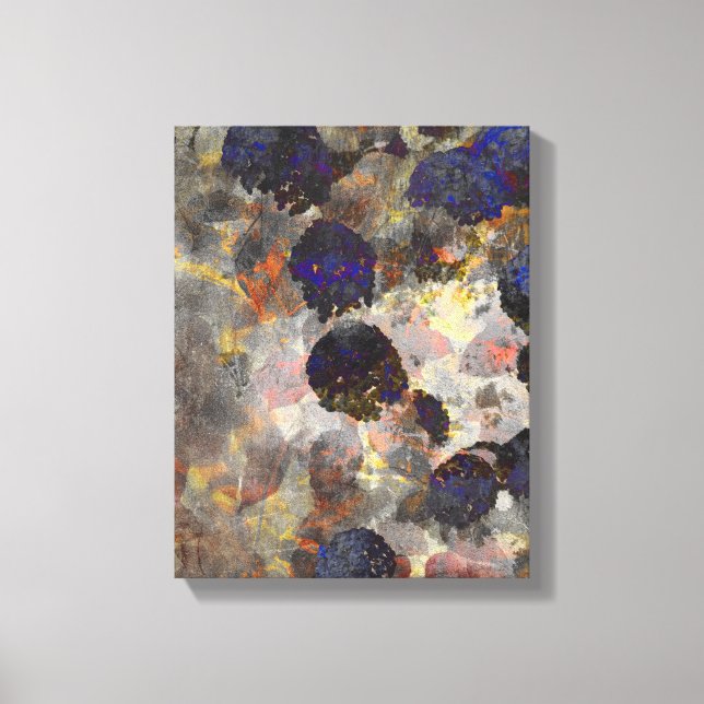 Arte de fondo digital de patrón floral / floral (Anverso)