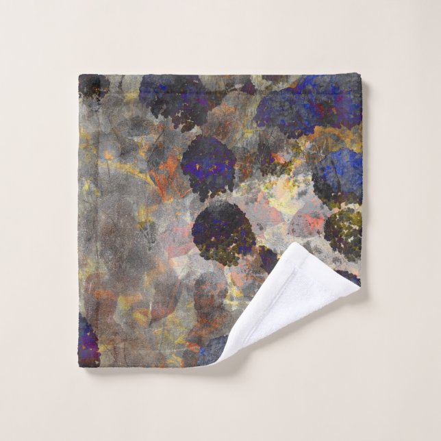 Arte de fondo digital de patrón floral / floral (Toallita)