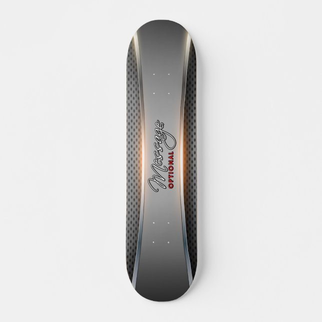 Arte de fondo metálico para skateboard 3A (Anverso )