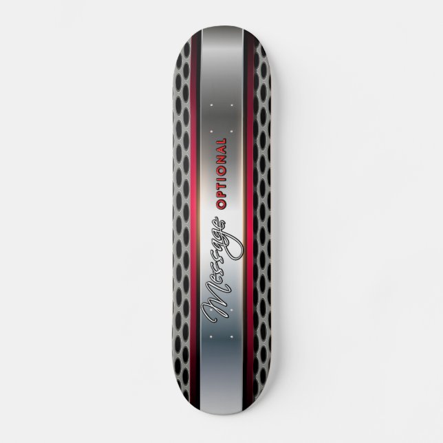 Arte de fondo metálico para skateboard 5A (Anverso)