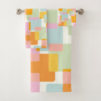 Arte de forma geométrica Cute Boho Retro Pastel