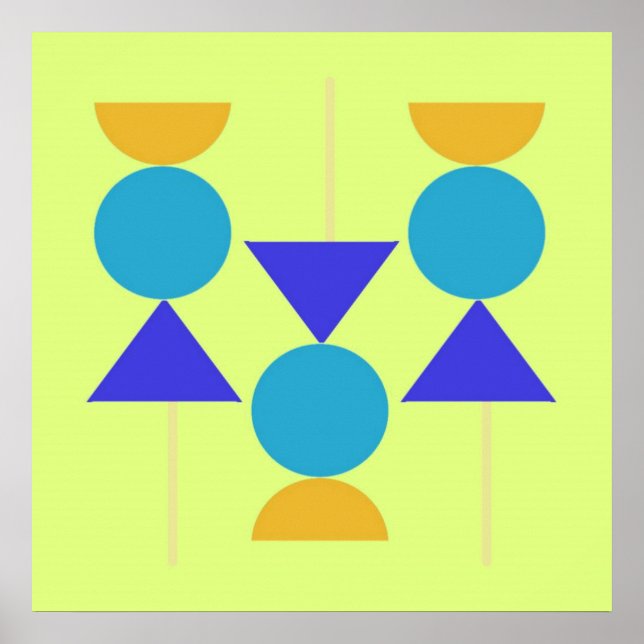 arte de formas abstractas (Frente)