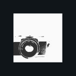 Arte de fotógrafos de cámara retro<br><div class="desc">Muestra esta cámara retro en tu galería de fotos para una pieza moderna de moda. Con una cámara de cine profesional clásica.</div>