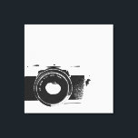 Arte de fotógrafos de cámara retro<br><div class="desc">Muestra esta cámara retro en tu galería de fotos para una pieza moderna de moda. Con una cámara de cine profesional clásica.</div>