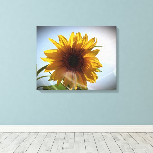 Arte de Fragancia Floral de Girasol (Insitu (piso de madera))