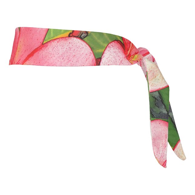Arte de Frangipani Tropical Rosa (Girar 90)