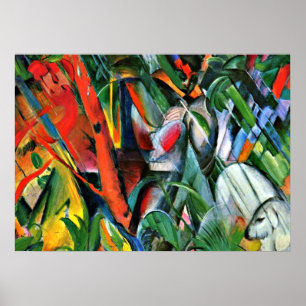 Arte de Franz Marc: En la lluvia
