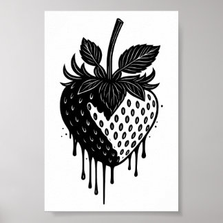 Arte de Fresa que Gotea