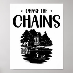 Arte de Frisbee de Disc Golf Chase The Chains 