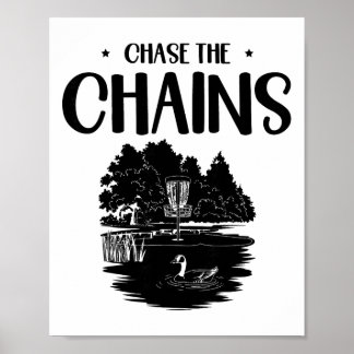 Arte de Frisbee de Disc Golf Chase The Chains