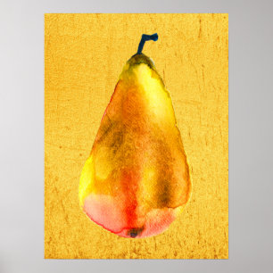 Arte de frutas Golden Pear