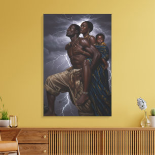 Arte de fuerza familiar Decoración inspirada en