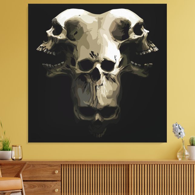 Arte de Fusión de Múltiples Cráneos (Insitu (Sala de estar))